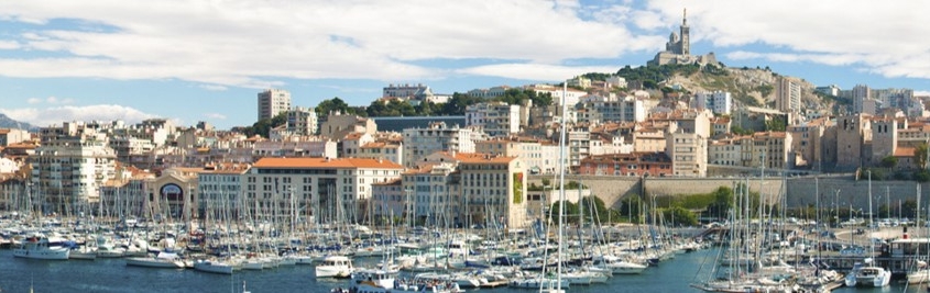 La corniche de Marseille, au cœur de la zone d'intervention de Nova Déménagements